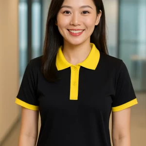 poly đen phối vàng