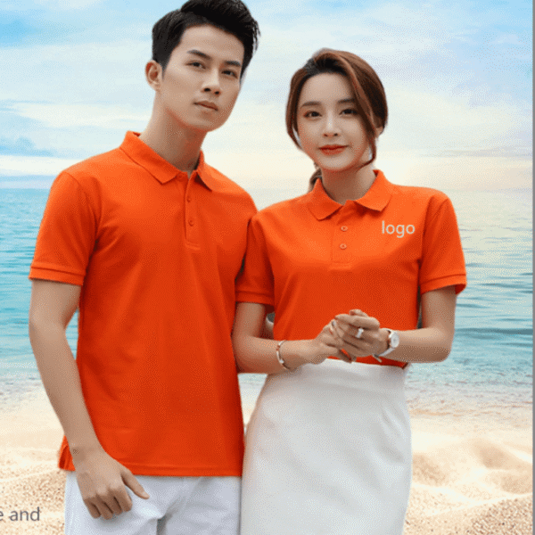 polo màu cam