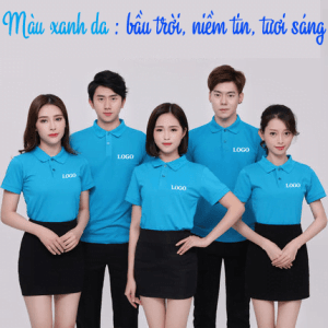 dong phuc mau xanh ya