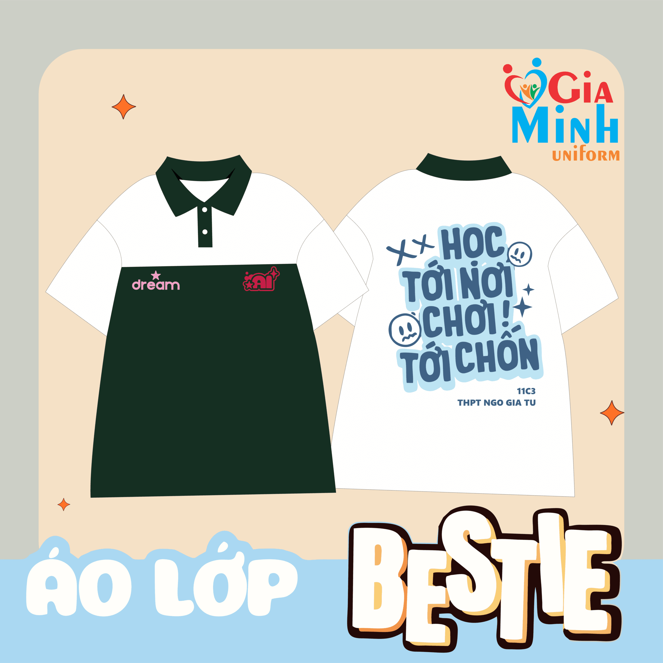 Mẫu Áo Lớp Polo - BST New Collection 2024 - Đồng Phục Gia Minh - Ảnh 4