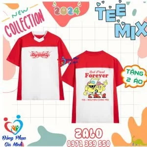 áo lớp tee mix - dongphucgiaminh