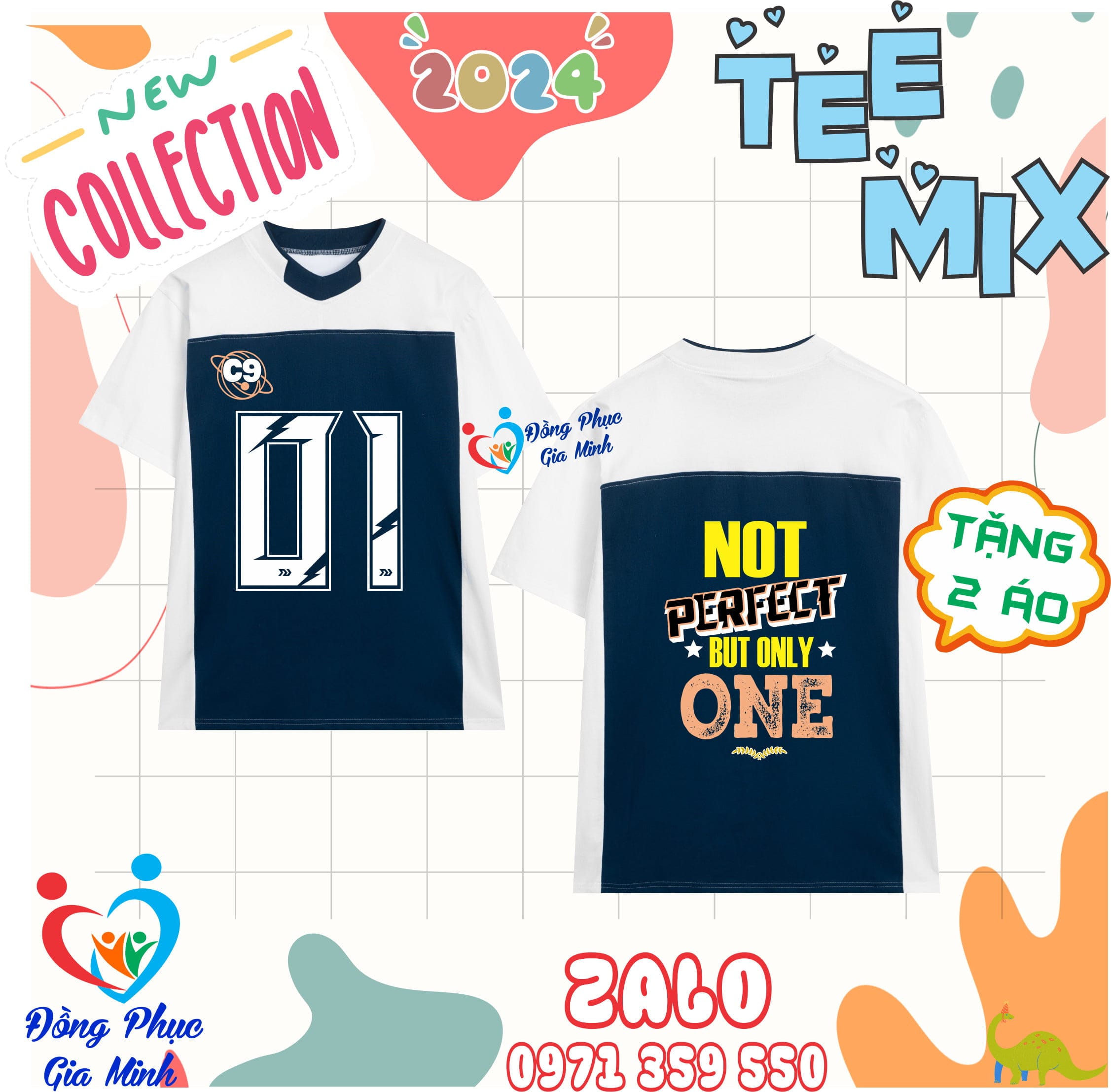 áo lớp tee mix - dongphucgiaminh