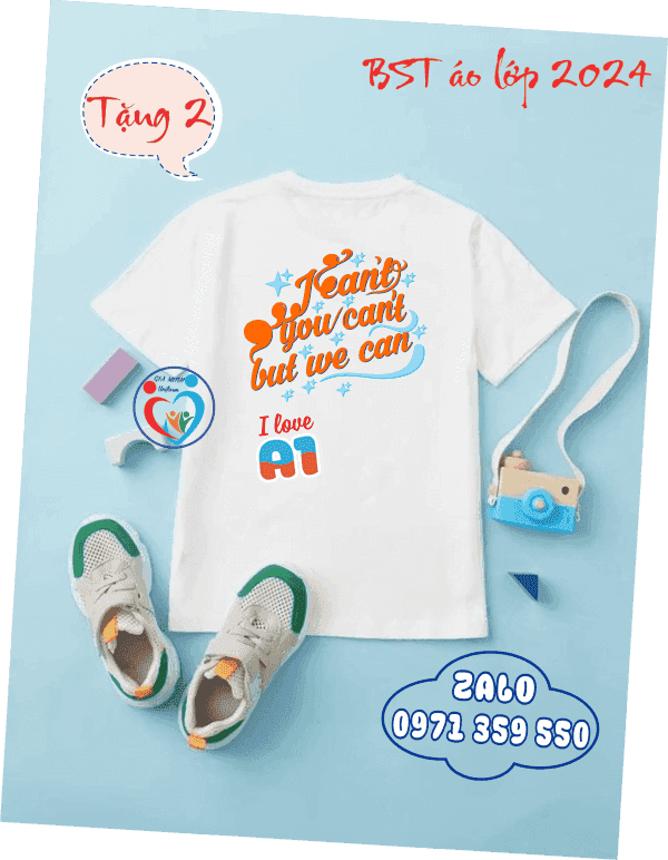 áo lớp cổ tròn thun thường trắng - Ảnh 7