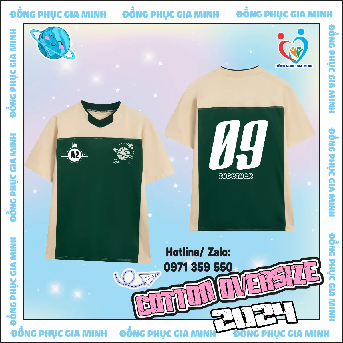 áo lớp TeeMix : Xanh Ve Chai Be