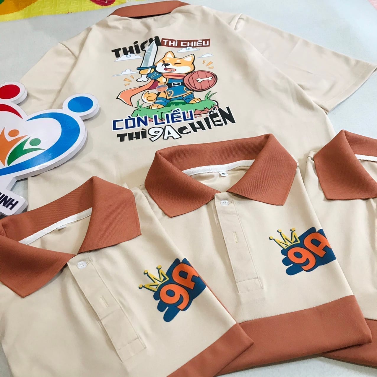 Áo polo phối thân : Ca cao phối hột gà - Ảnh 4