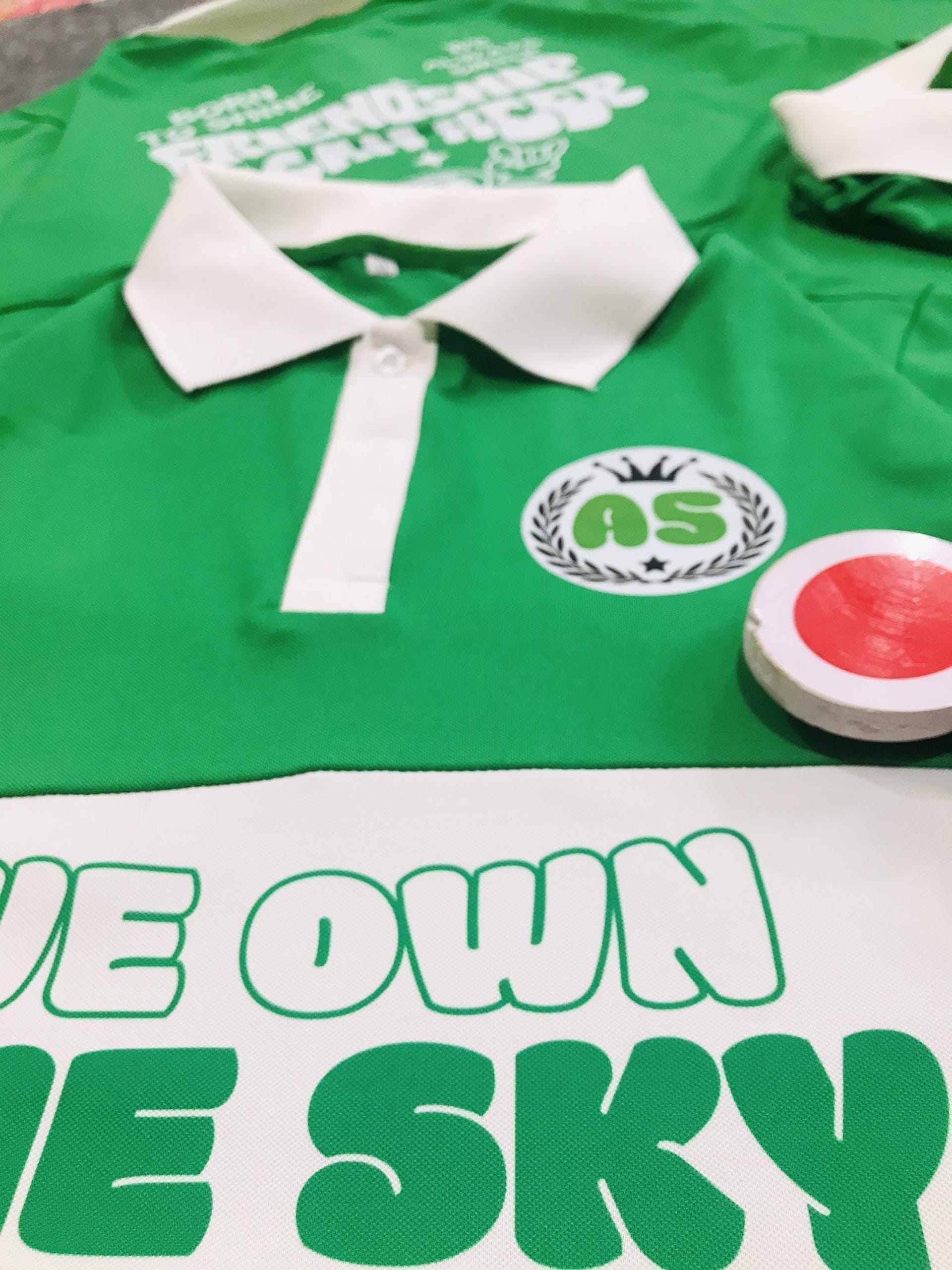 áo polo phối thân: Xanh két phối hột gà - Ảnh 2