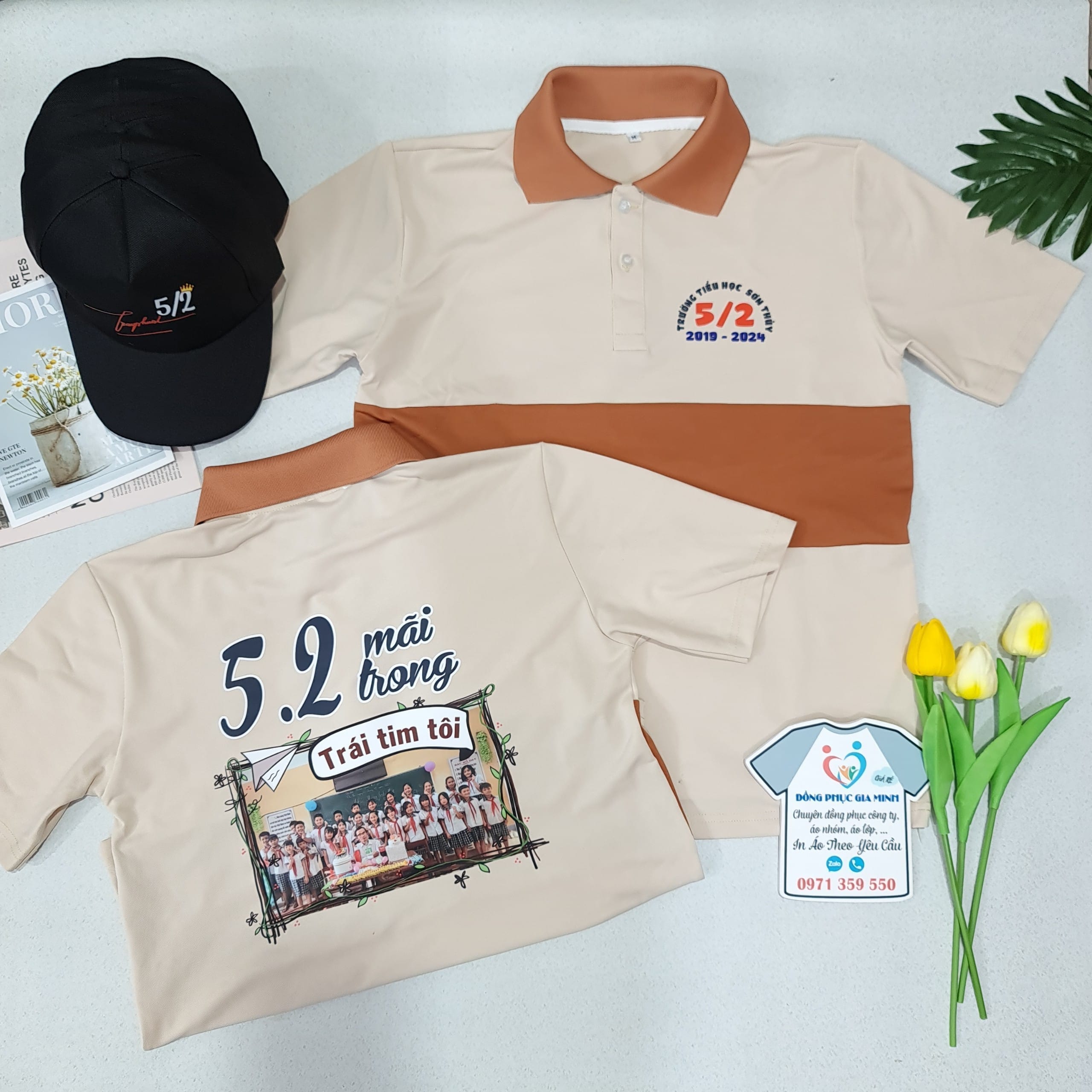 Áo polo phối thân : Ca cao phối hột gà - Ảnh 2