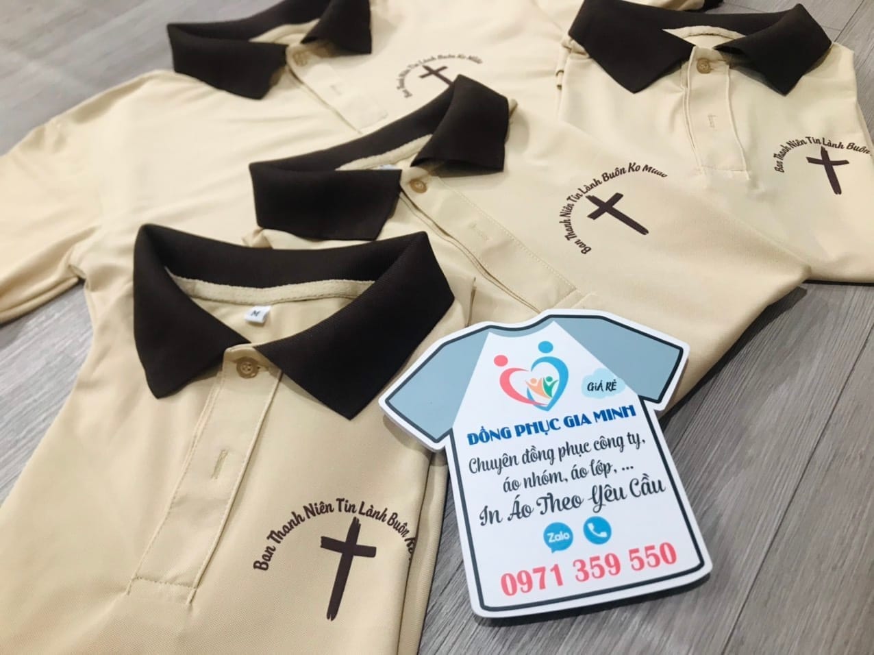 Áo đồng phục ban thanh niên tin lành Buôn Ko Nia