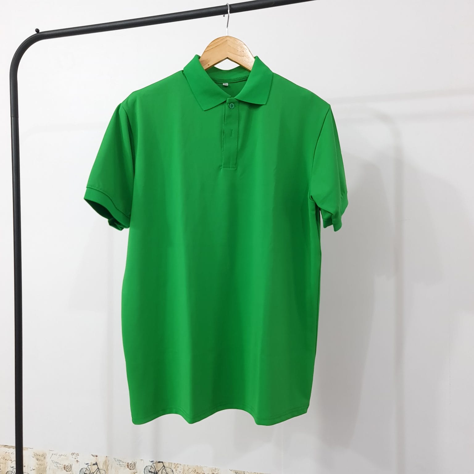 Áo Thun Poly Thái Màu Xanh Két - Nổi Bật, Thời Thượng