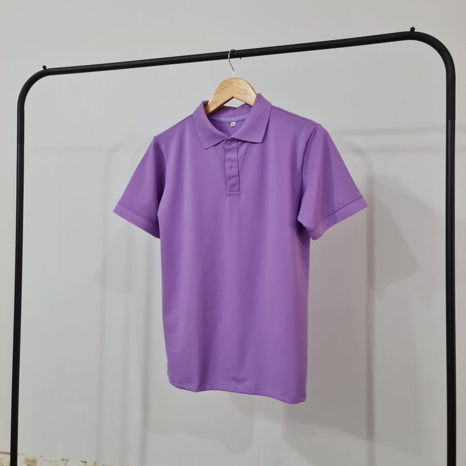 Áo Thun Poly Thái Màu Tím Nhạt - Nhẹ Nhàng, Thanh Lịch