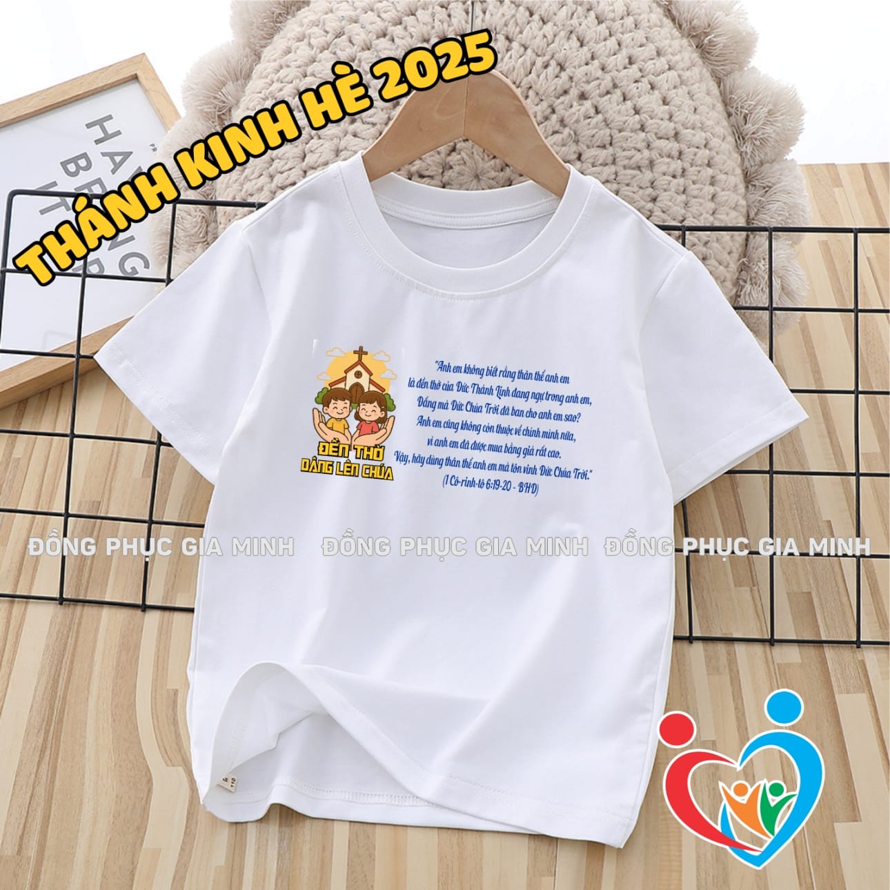 Áo Thánh Kinh Hè 2025 – Phiên bản “Đến Thờ Dâng Lên Chúa” - Ảnh 2