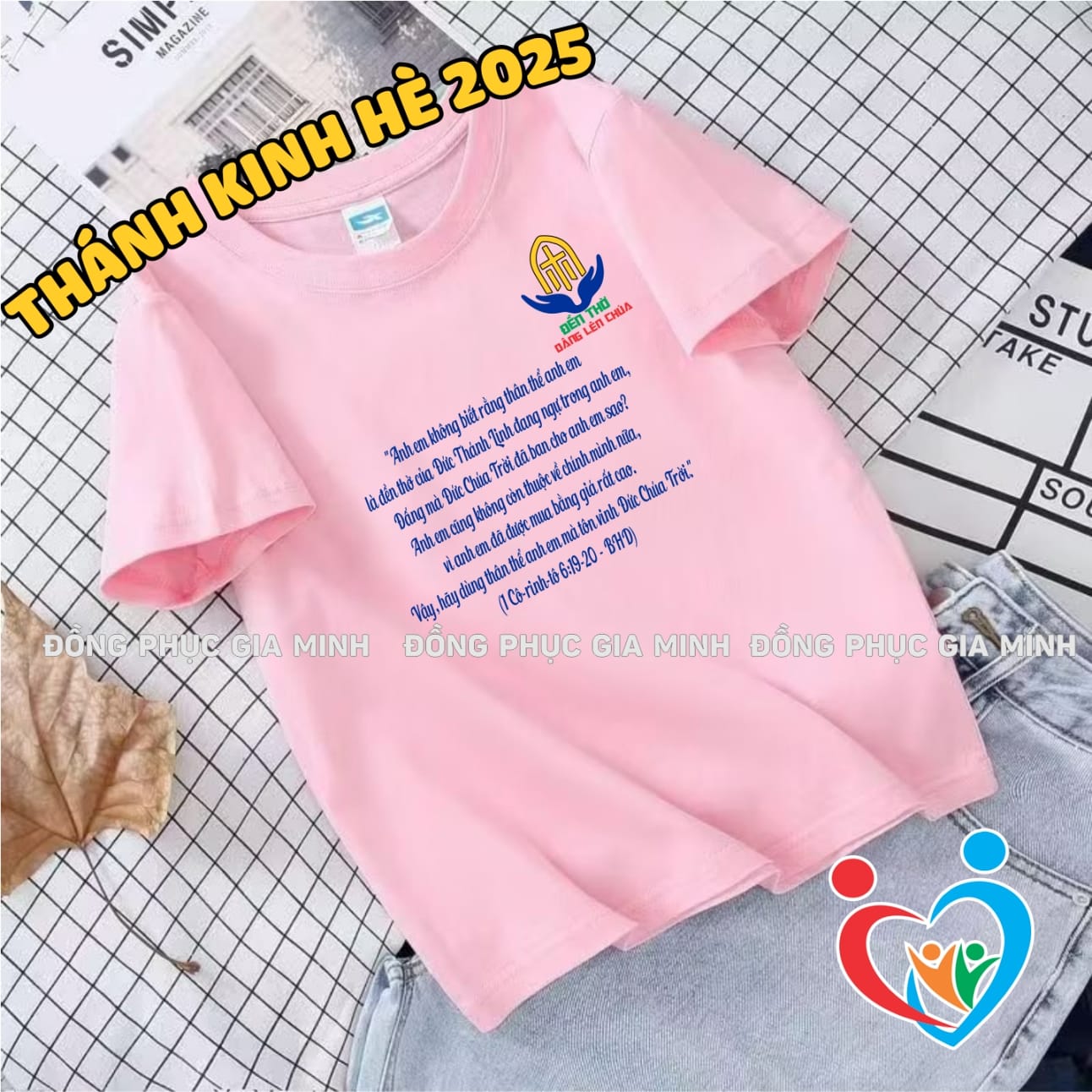 Áo Thánh Kinh Hè 2025 – Phiên bản “Đến Thờ Dâng Lên Chúa” - Ảnh 3