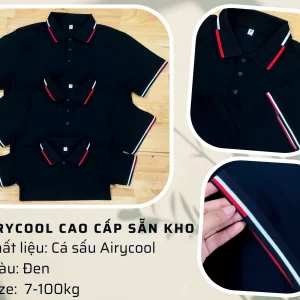 Áo Polo Airycool Đen