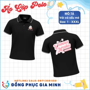 Áo Lớp Polo Cổ Trụ Vải Thun Mè Cá Sấu 2026