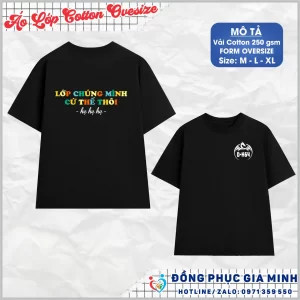 Áo Lớp Cotton Oversize