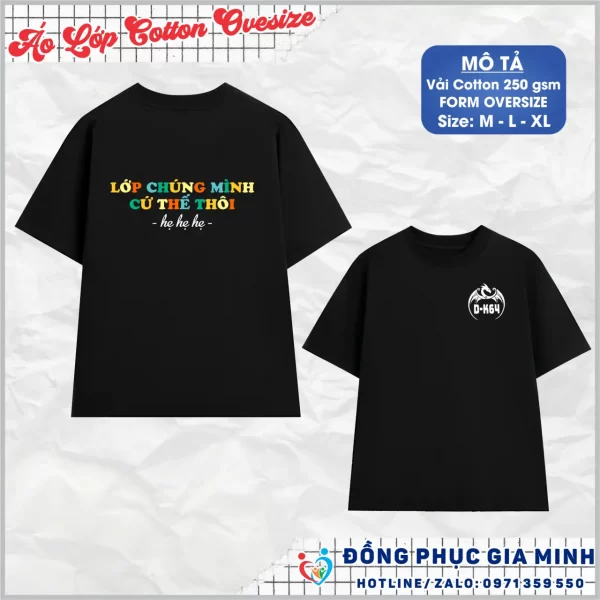 Áo Lớp Cotton Oversize