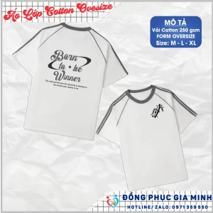 Áo Lớp Cotton Oversize