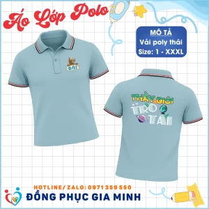 Áo Lớp Polo Cổ Trụ Poly Thái