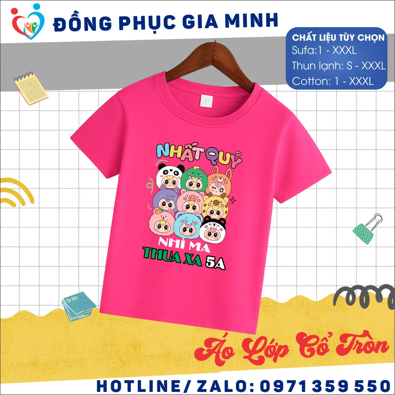 Áo lớp cổ tròn 2026