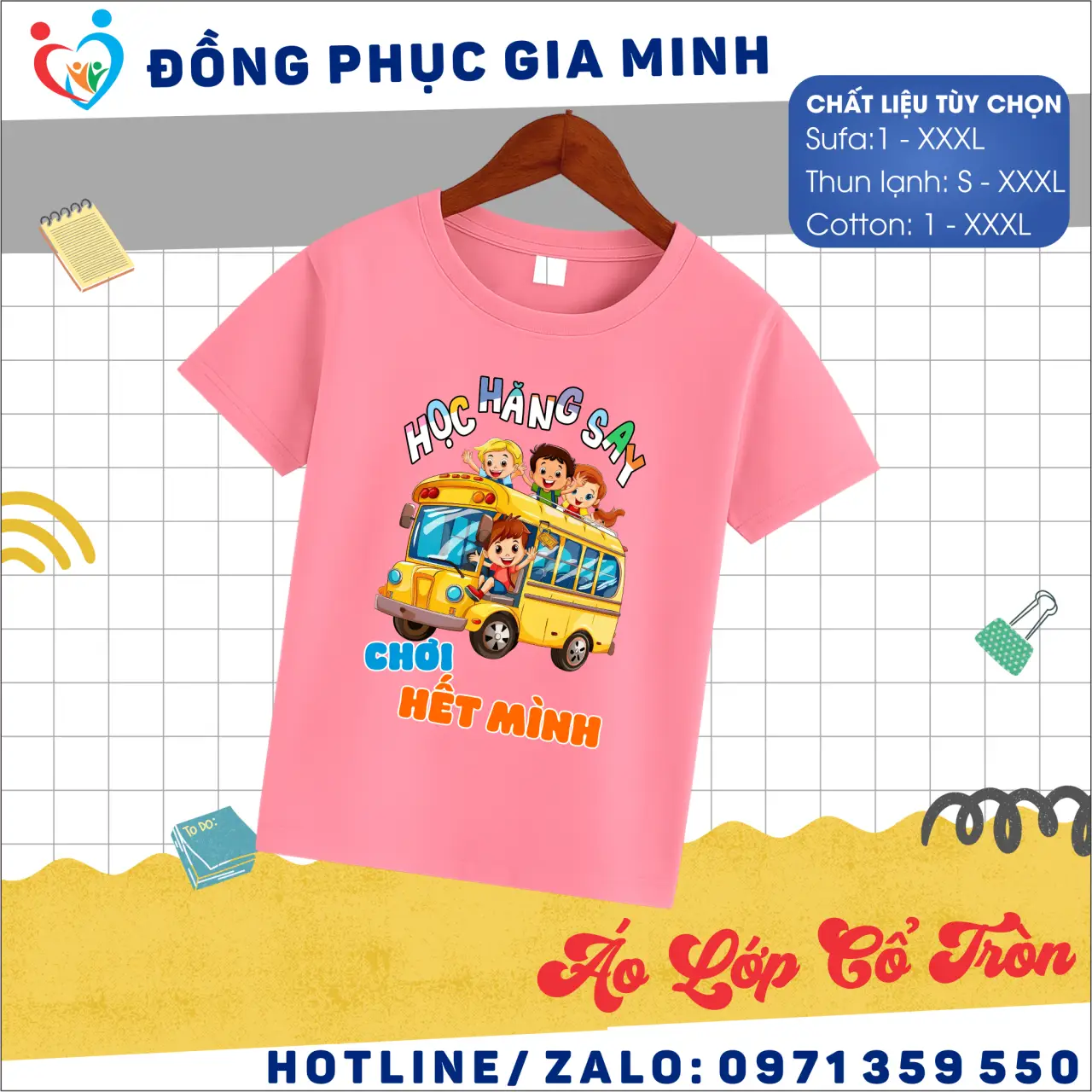 Áo lớp cổ tròn 2026