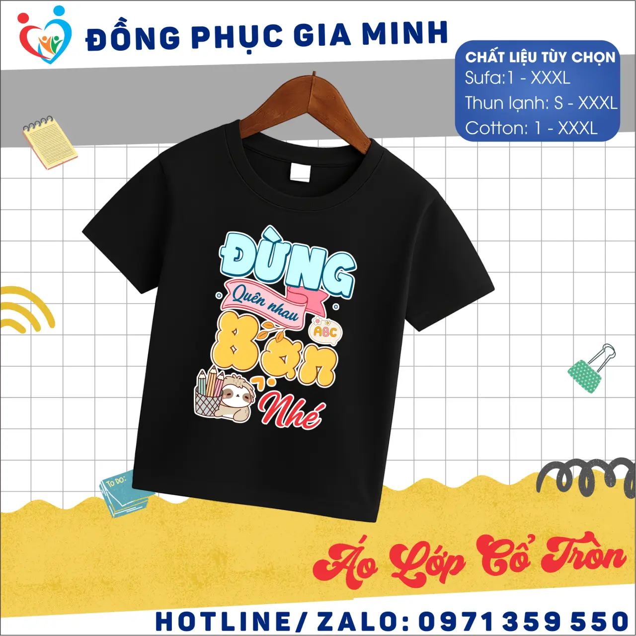 Áo lớp cổ tròn 2026