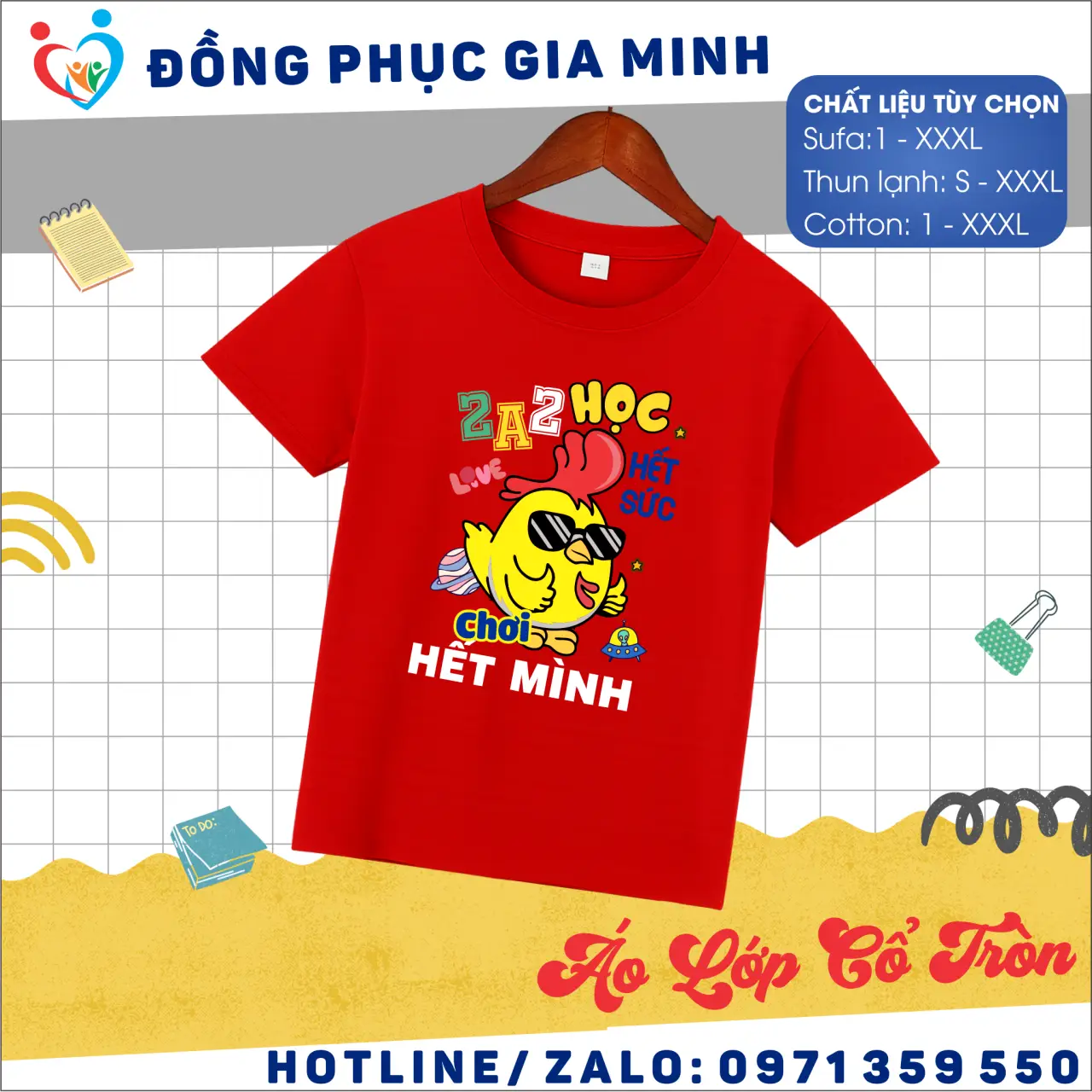 Áo lớp cổ tròn 2026