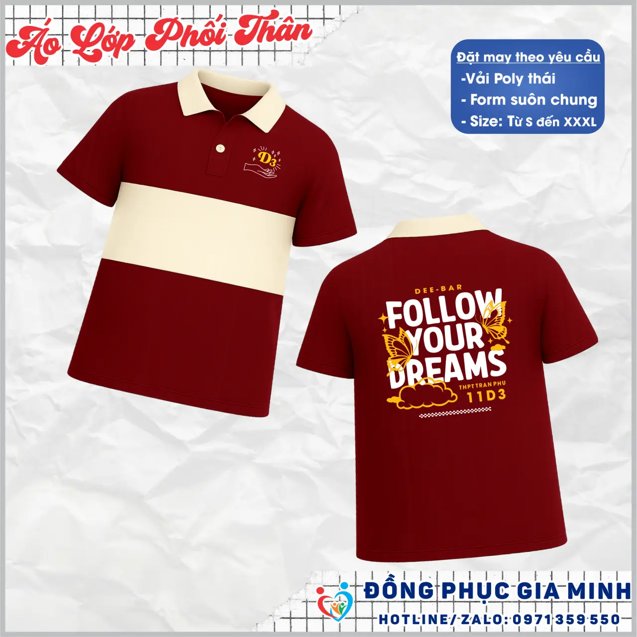 Áo Lớp Phối Thân