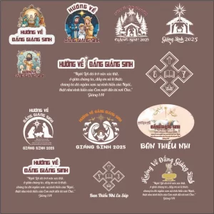 LOGO GIÁNG SINH 2025 - ĐỒNG PHỤC GIA MINH