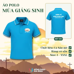 Áo Polo Cá Sấu Mè Hướng Về Đấng Giáng Sinh 2025