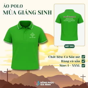 Áo Polo Cá Sấu Mè Hướng Về Đấng Giáng Sinh 2025
