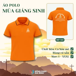 Áo Polo Cá Sấu Mè Hướng Về Đấng Giáng Sinh 2025