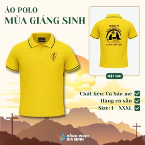Áo Polo Cá Sấu Mè Hướng Về Đấng Giáng Sinh 2025