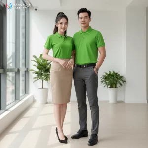Áo Polo Xanh Két – Mẫu Áo Đồng Phục Cá Sấu Poly Sang Trọng, Dễ Mặc Cho Mọi Đội Nhóm