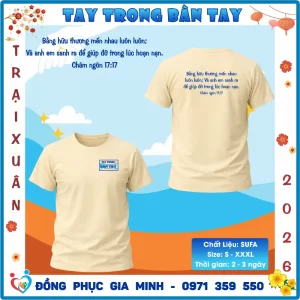 Áo Trại Xuân Tin Lành 2026 Chủ Đề TAY TRONG BÀN TAY – Dành Cho Thiếu Niên
