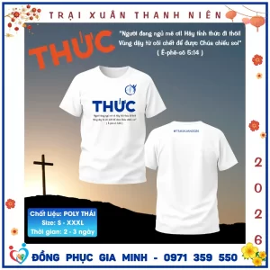 Áo Trại Xuân Tin Lành 2026 Chủ Đề THỨC – Dành Cho Thanh Niên