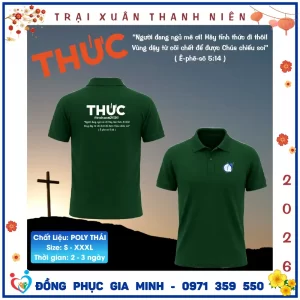 Áo Trại Xuân Tin Lành 2026 Chủ Đề THỨC – Dành Cho Thanh Niên