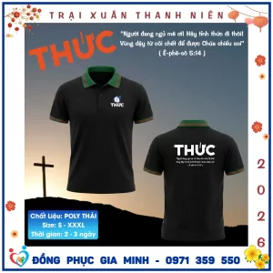 Áo Trại Xuân Tin Lành 2026 Chủ Đề THỨC – Dành Cho Thanh Niên