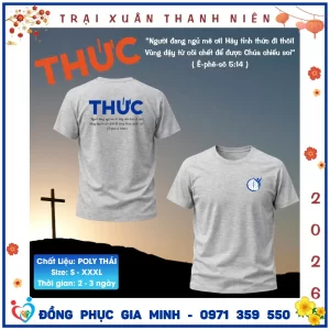 Áo Trại Xuân Tin Lành 2026 Chủ Đề THỨC – Dành Cho Thanh Niên