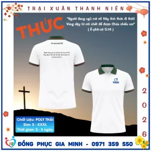 Áo Trại Xuân Tin Lành 2026 Chủ Đề THỨC – Dành Cho Thanh Niên