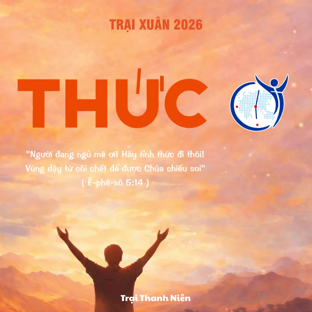 Áo Trại Xuân Tin Lành 2026 Chủ Đề THỨC – Dành Cho Thanh Niên