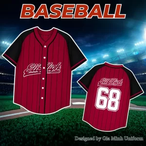 Áo Lớp Bóng Chày In 3D Cá Tính – Thiết Kế Theo Yêu Cầu Gia Minh