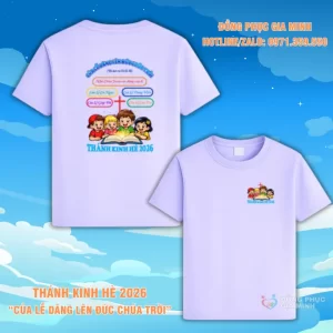 Áo Thánh Kinh Hè 2026 cho Ban Thiếu Nhi – Chủ đề “Của Lễ Dâng Lên Đức Chúa Trời”