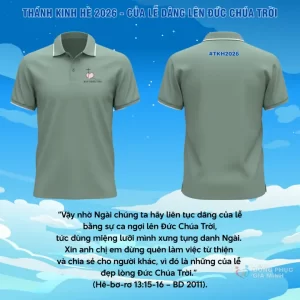 Áo Thánh Kinh Hè 2026 cho Ban Thiếu Nhi – Chủ đề “Của Lễ Dâng Lên Đức Chúa Trời”