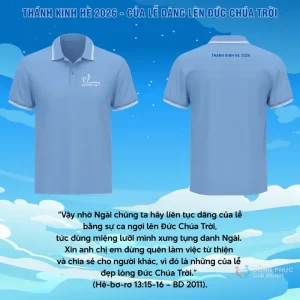 Áo Thánh Kinh Hè 2026 cho Ban Thiếu Nhi – Chủ đề “Của Lễ Dâng Lên Đức Chúa Trời”