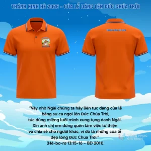 Áo polo Thánh Kinh Hè 2026 cho giáo viên và phụ trách ban thiếu nhi