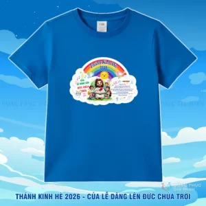 Áo Thánh Kinh Hè 2026 cho Ban Thiếu Nhi – Chủ đề “Của Lễ Dâng Lên Đức Chúa Trời”