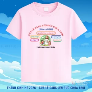 Áo Thánh Kinh Hè 2026 cho Ban Thiếu Nhi – Chủ đề “Của Lễ Dâng Lên Đức Chúa Trời”