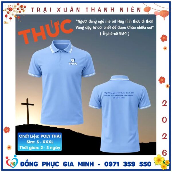 Áo Trại Xuân Tin Lành 2026 Chủ Đề THỨC – Dành Cho Thanh Niên